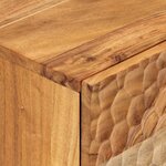 vidaXL Armoire latérale 40x33x75 cm bois massif d'acacia