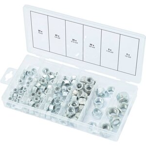 Ks tools assortiment d'écrous autobloquants unf 100 pcs