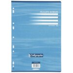 Pqt de 50 Feuillets mobiles 21x29,7 cm 100 pages Q.5x5 90g Blanc CLAIREFONTAINE