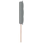 vidaXL Tête de Lit LED Design Lignes Gris Clair 160 cm Tissu