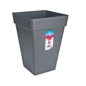 Loft Urban Bac à fleurs Carré Haut 30 - Noir Ø 29 x 41 cm