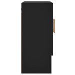 vidaXL Armoire murale noir 60x31x70 cm bois d'ingénierie