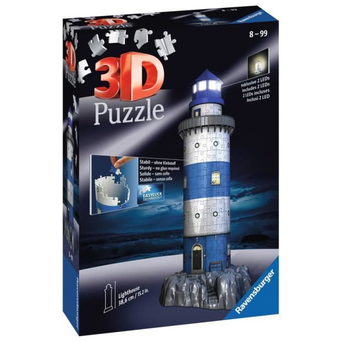 Ravensburger - Puzzle 3D Colisée illuminé