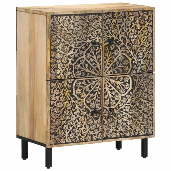 vidaXL Armoire latérale 60x33x75 cm bois massif de manguier