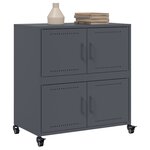 vidaXL Buffet anthracite 68 5x39x72 cm acier laminé à froid
