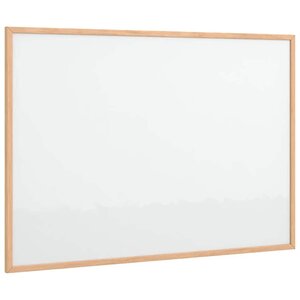 vidaXL Tableau blanc magnétique avec cadre en pin massif 80 x 55 cm