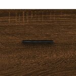 vidaXL Buffet haut chêne marron 69 5x31x115 cm bois d'ingénierie