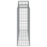 vidaXL Paniers à gabions arqués 13 Pièces 200x50x120/140 cm Fer galvanisé