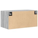 vidaXL Armoire murale sonoma gris 80x42 5x40 cm bois d'ingénierie