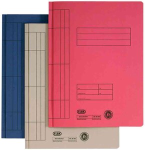 Paquet de 100 Fardes à lamelle A4 en carton manila (RC) Rouge ELBA