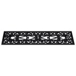 vidaXL Marches d'escalier 10 Pièces 25x75 cm caoutchouc