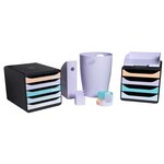 Porte-revues Mag-cube Aquarel - Mauve - X 6 - Exacompta