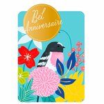Carte De Vœux Thème Anniversaire Party Time - Plusieurs Styles - Draeger paris