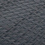 vidaXL Paravent de balcon anthracite 300x80 cm résine tressée