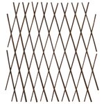vidaXL Clôture en treillis de saule 5 Pièces 180x60 cm