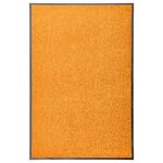 vidaXL Paillasson lavable Orange 60x90 cm