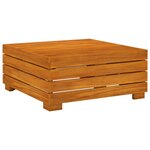 vidaXL Salon de jardin 4 Pièces avec coussins Bois d'acacia solide