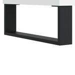 vidaXL Meuble TV blanc 102x36x50 cm bois d'ingénierie