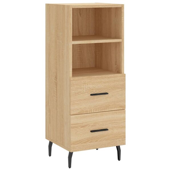 vidaXL Buffet Chêne sonoma 34 5x34x90 cm Bois d'ingénierie