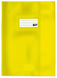 Protège-Cahier PVC 19/100 24x32 cm Jaune