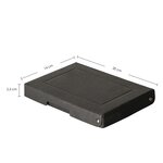 Purebox Black 190x130 25mm - Noir - X 5 - Falken