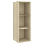 vidaXL Ensemble de meubles TV 2 Pièces Chêne sonoma Bois d'ingénierie