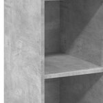 vidaXL Buffet gris béton 30x41x124 cm bois d'ingénierie
