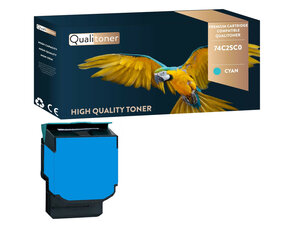 Qualitoner toner x 1 74c2sc0 cyan compatible pour lexmark