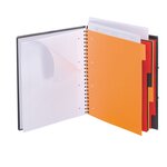 Cahier International Organiserbook A4+, double spirale, 80 feuilles/160 pages, carreaux de 5 x 5 mm, 90 g/m²