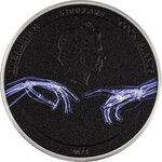 Pièce de monnaie en Argent 5 Dollars g 31.1 (1 oz) Millésime 2023 X Ray CREATION OF ADAM X