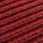 vidaXL Paillasson Rouge 117x220 cm PVC