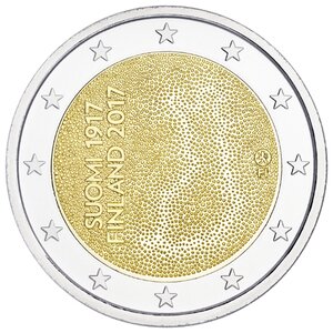 Pièce de monnaie 2 euro commémorative Finlande 2017 – Indépendance de la Finlande