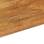 vidaXL Dessus de table 90x70x3 8 cm rectangulaire bois massif manguier