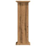 vidaXL Support pour plantes 33x33x100 cm bois d'ingénierie