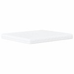 vidaXL Lit avec matelas gris clair 160x200 cm velours
