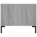vidaXL Table basse sonoma gris 102x50x40 cm bois d'ingénierie