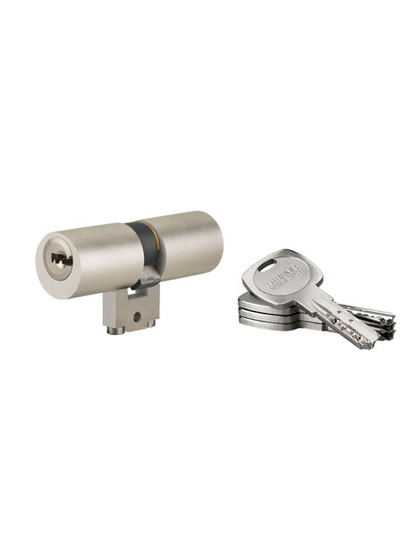 THIRARD - Cylindre adaptateur rond T2 BLCT  33x33mm  diamètre 22mm  4 clés
