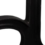 vidaXL Pied de table base 2 Pièces Base voûtée Cadre en A Fonte