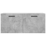 vidaXL Armoire murale gris béton 80x36 5x35 cm bois d'ingénierie