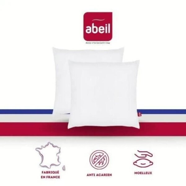 2 oreillers anti-acariens - 60 x 60 cm