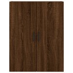 vidaXL Armoire murale chêne marron 69 5x34x90 cm