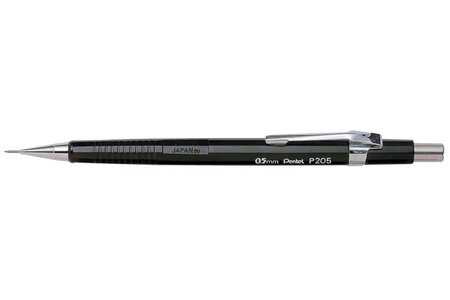 Portemines P 205 pour mines 0,5 mm Noir PENTEL