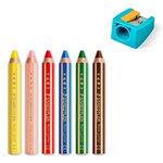 étui de 6 crayon de couleur hexagonal buddy STAEDTLER
