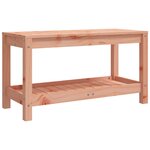 vidaXL Banc de jardin 82 5x35x45 cm bois massif Douglas