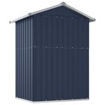 vidaXL Abri de jardin Anthracite 126x97 5x177 cm Acier galvanisé