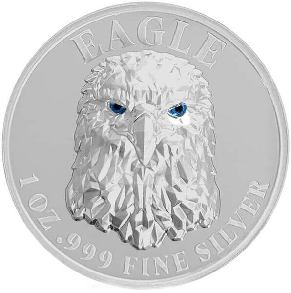 Pièce de monnaie en Argent 5000 Francs g 31.1 (1 oz) Millésime 2024 EAGLE MULTIFACETED