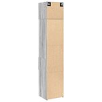 vidaXL Armoire de rangement mince sonoma gris 45x42 5x225 cm