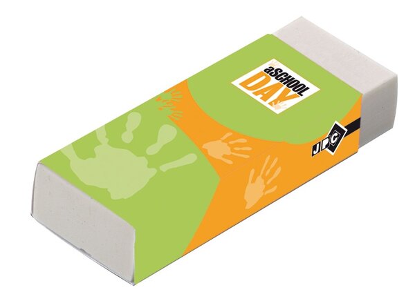 Gomme Plast rectangle 61x22x12 mm Grand modèle tous usages sans PVC JPC