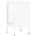 vidaXL Buffet 38x35x70 cm Métal et verre