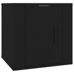 vidaXL Meubles TV muraux 2 Pièces Noir 40x34 5x40 cm